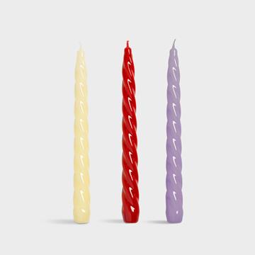 Candle bravo sunset set of 3