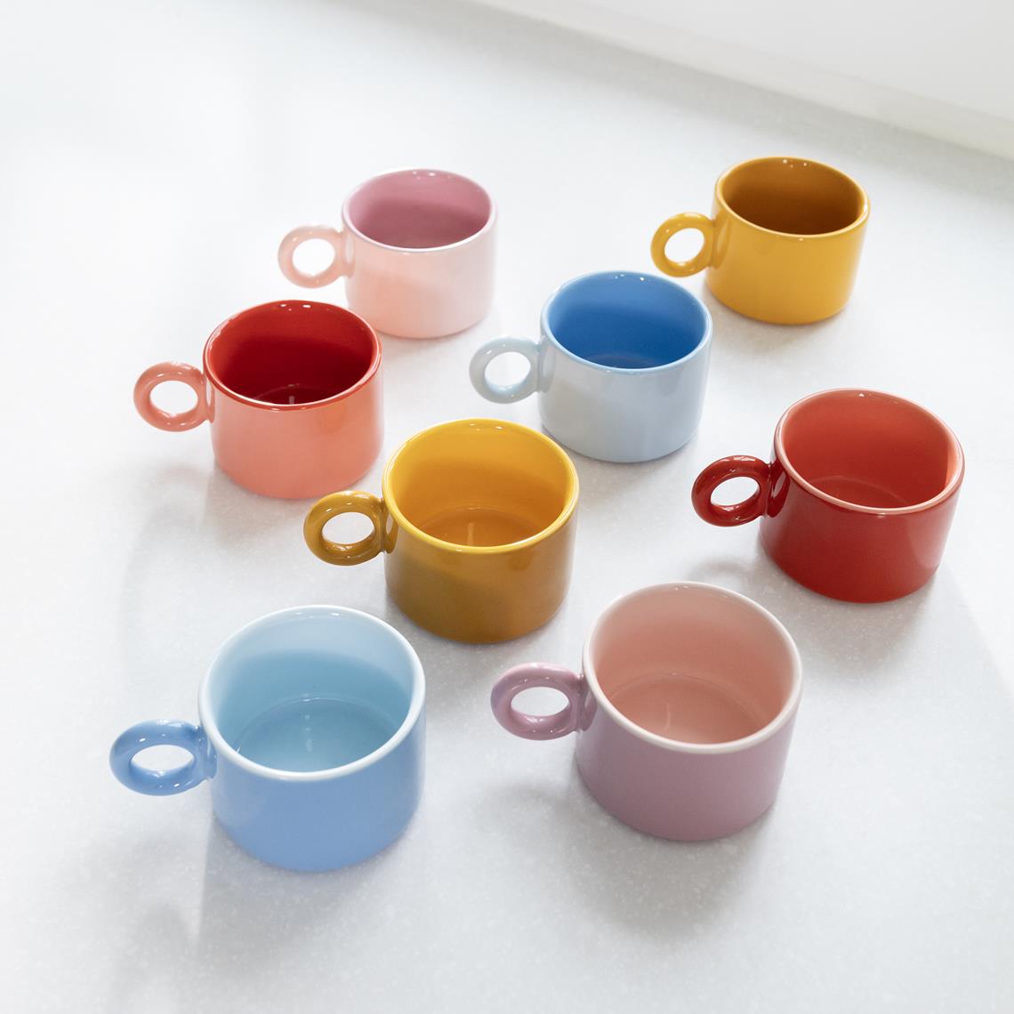 Mug chiquito ocher set of 2
