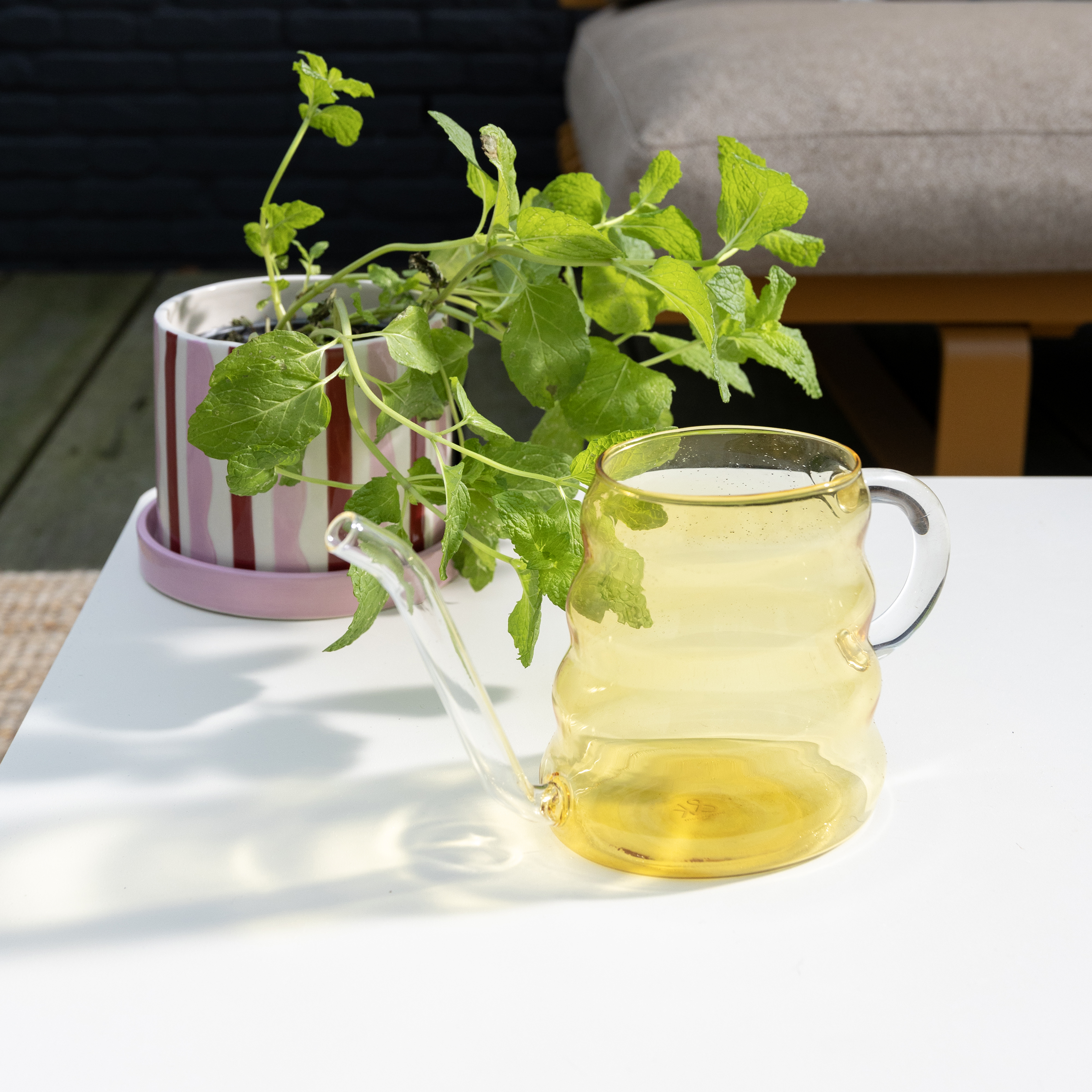 Watering can swell yellow