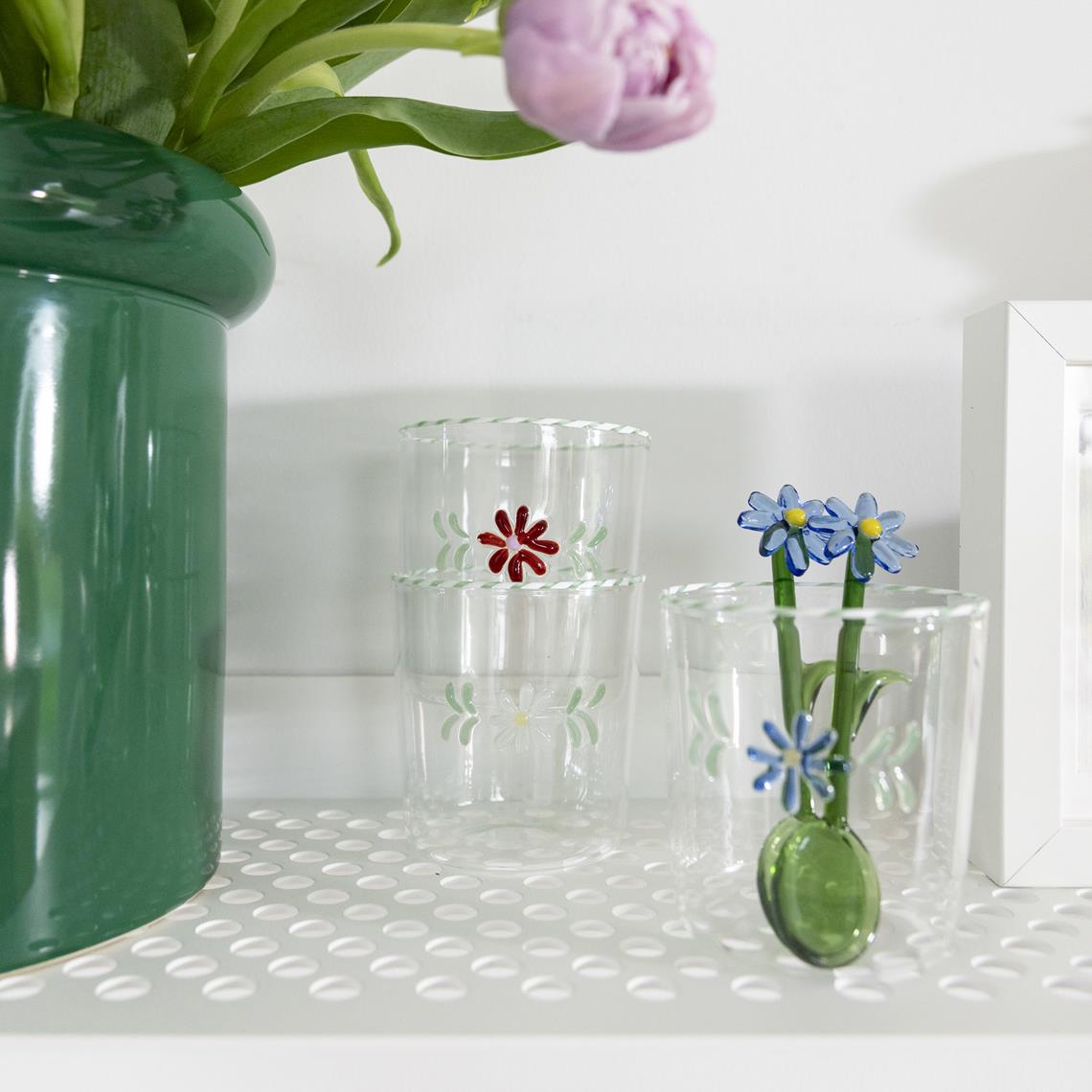 Spoon flora blue set of 2