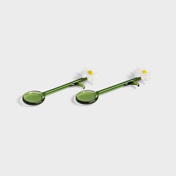 Spoon flora white set of 2