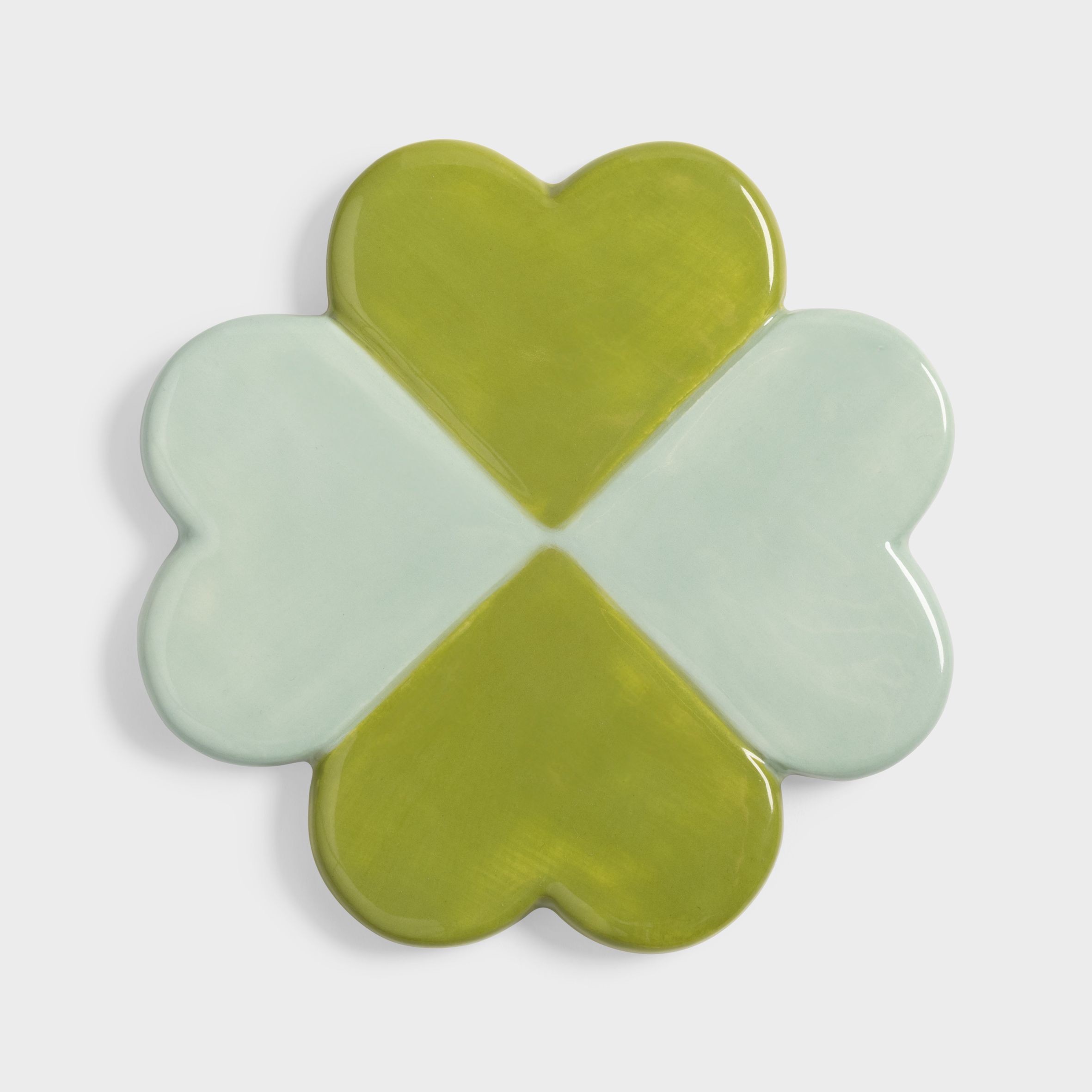 Coaster lucky clover set of 4