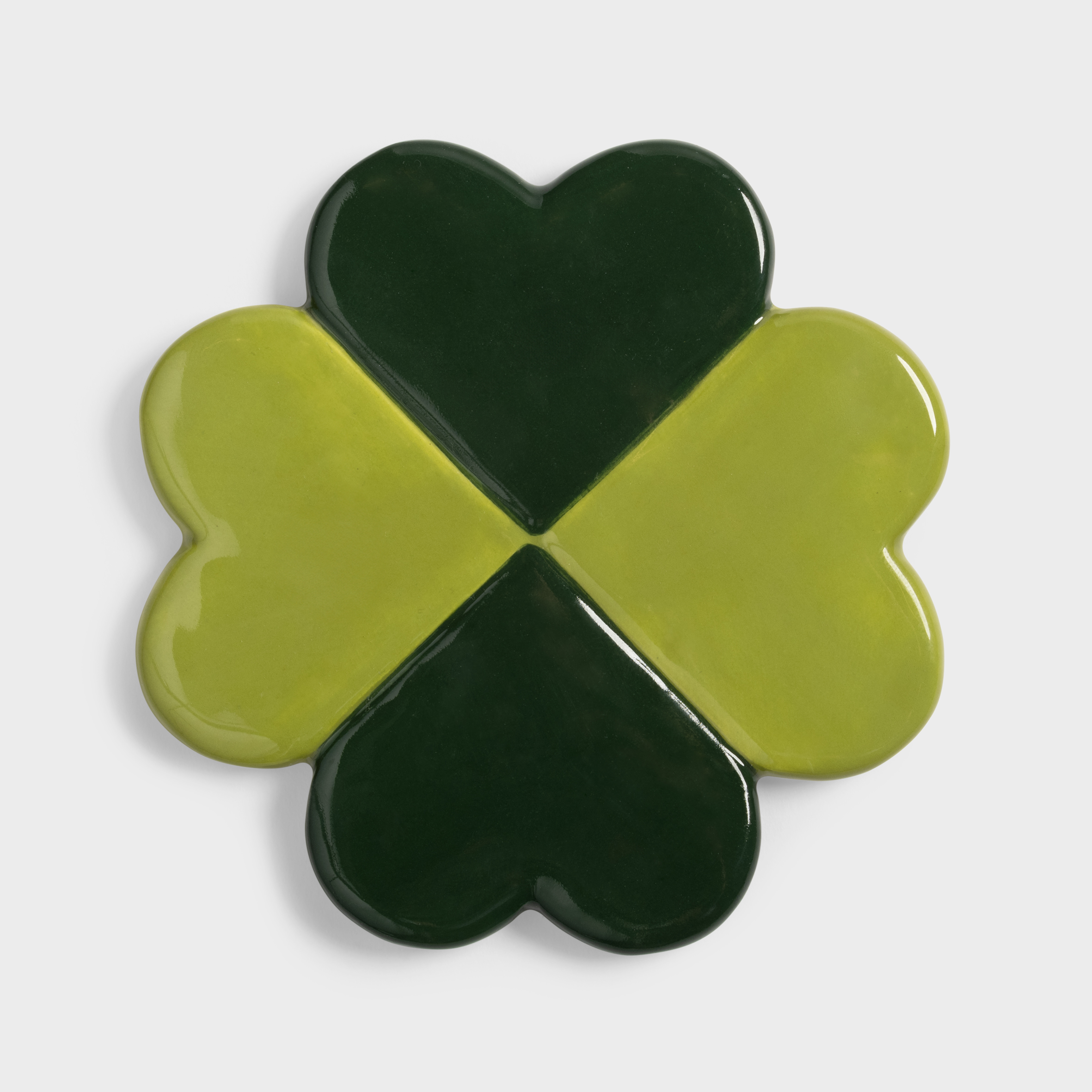 Coaster lucky clover set of 4