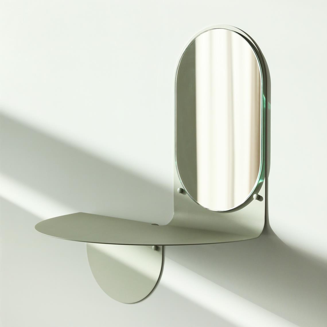 Mirror flip grey
