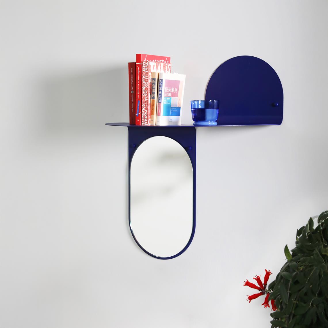 Mirror flip blue