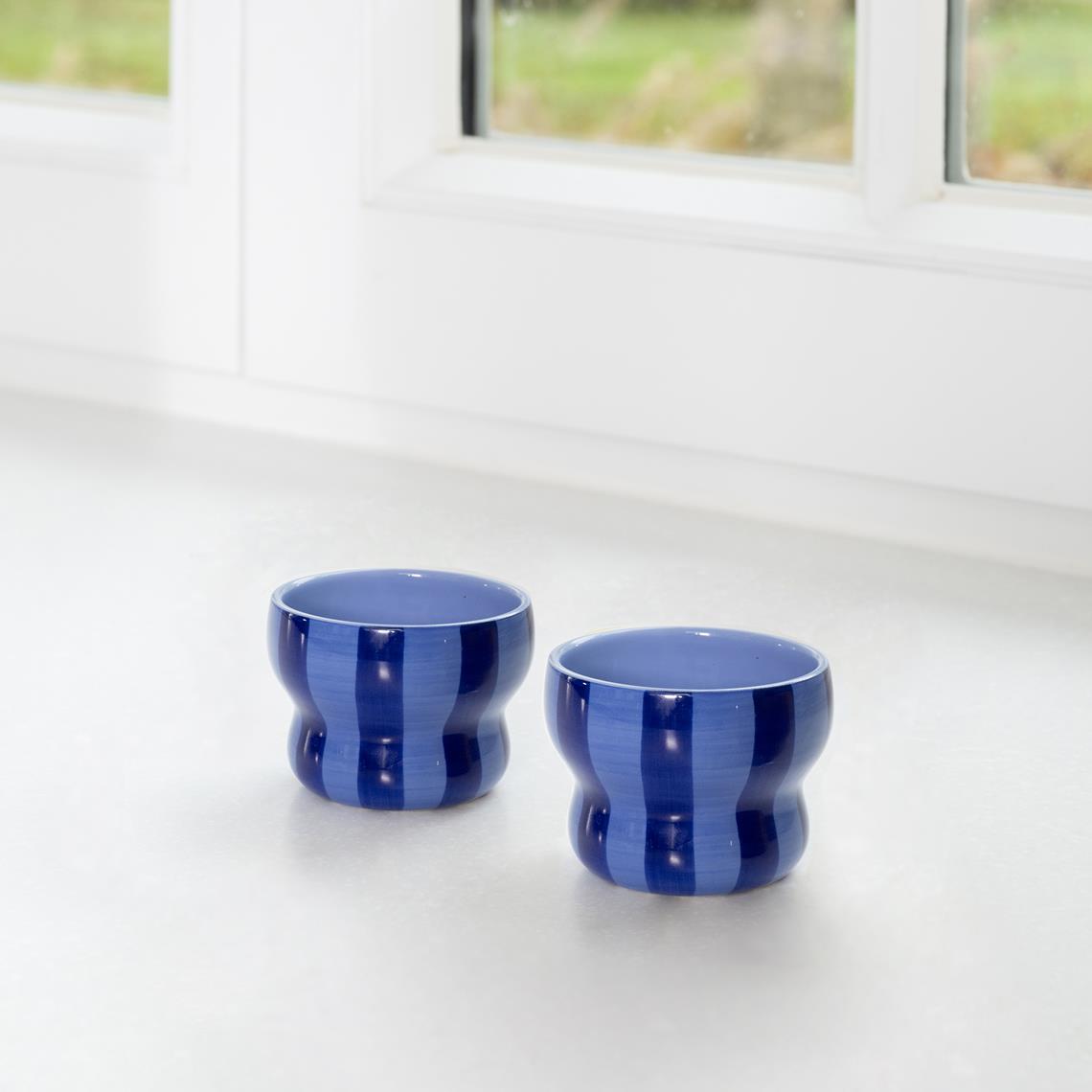 Mug circus small blue set of 2