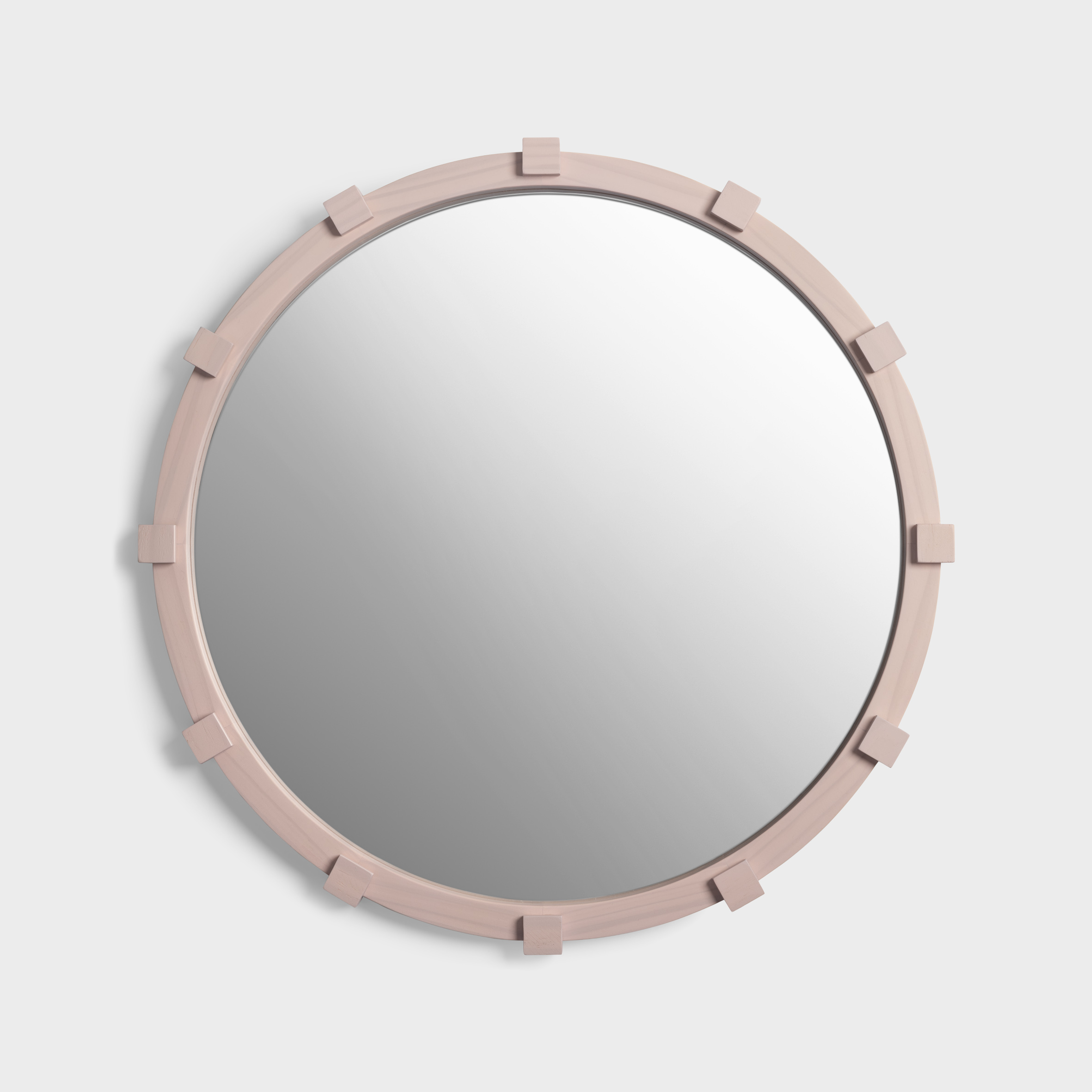 Mirror chunk large pink