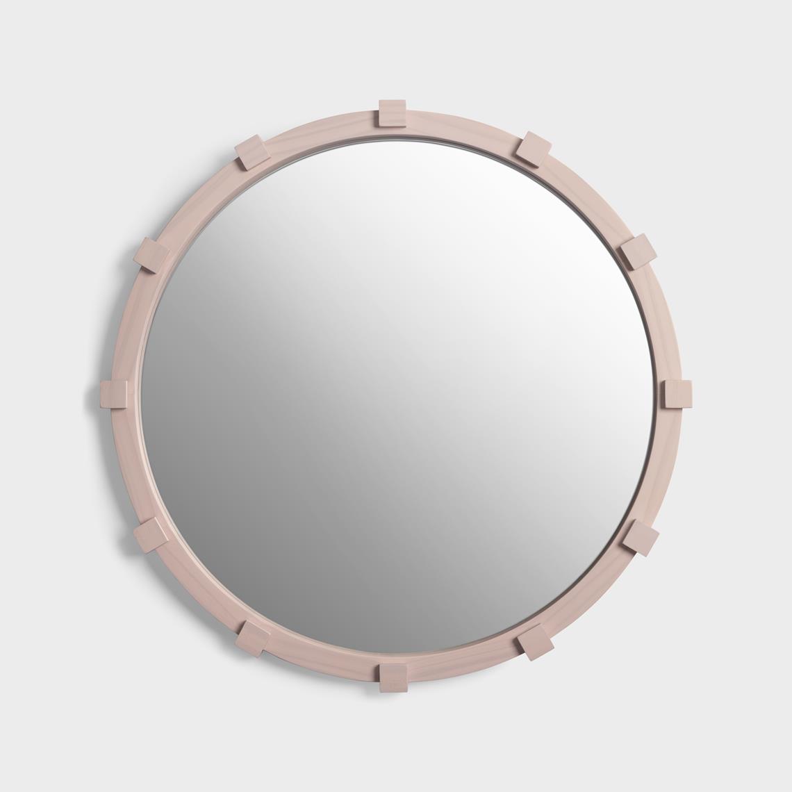 Mirror chunk large pink