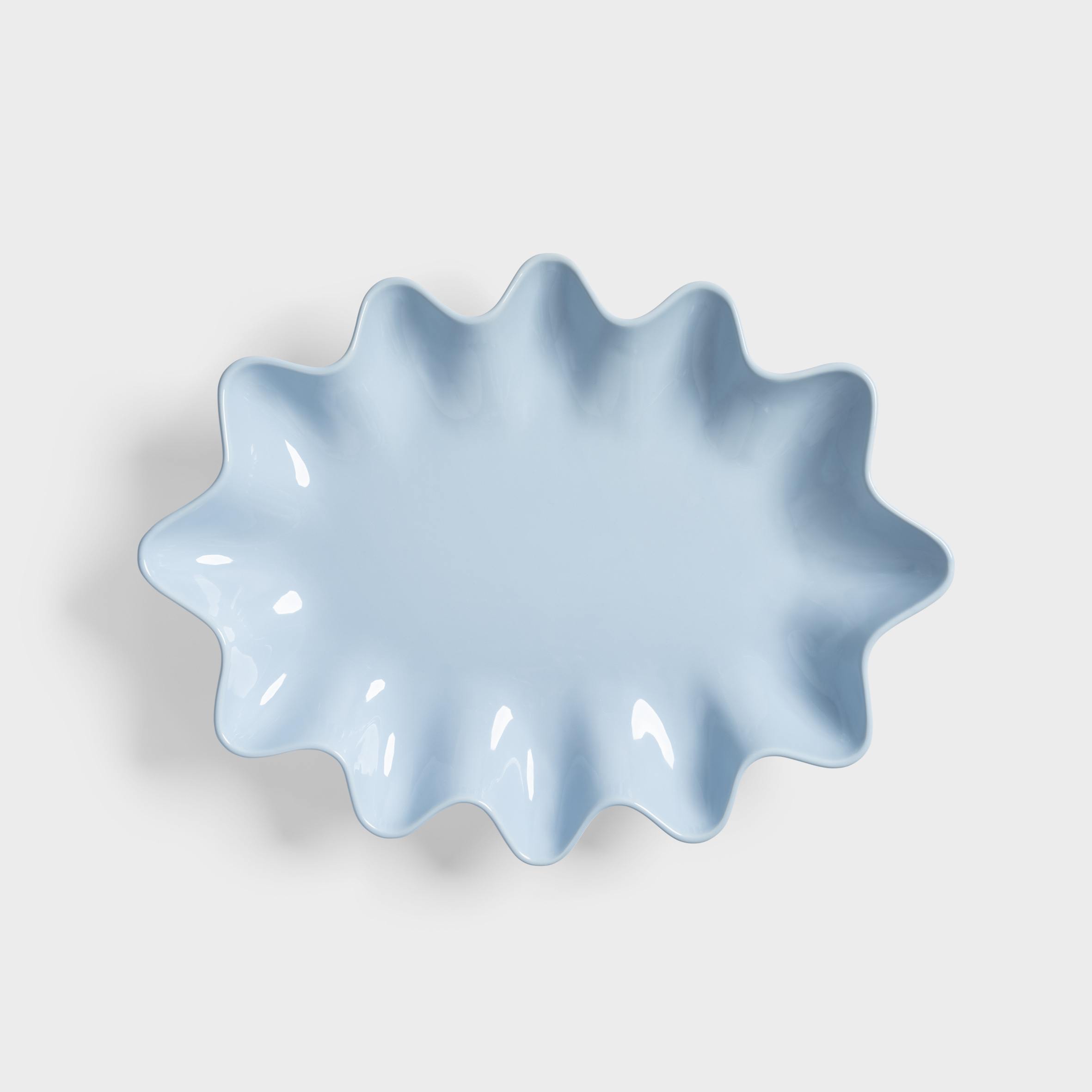 Bowl sun oval ice blue