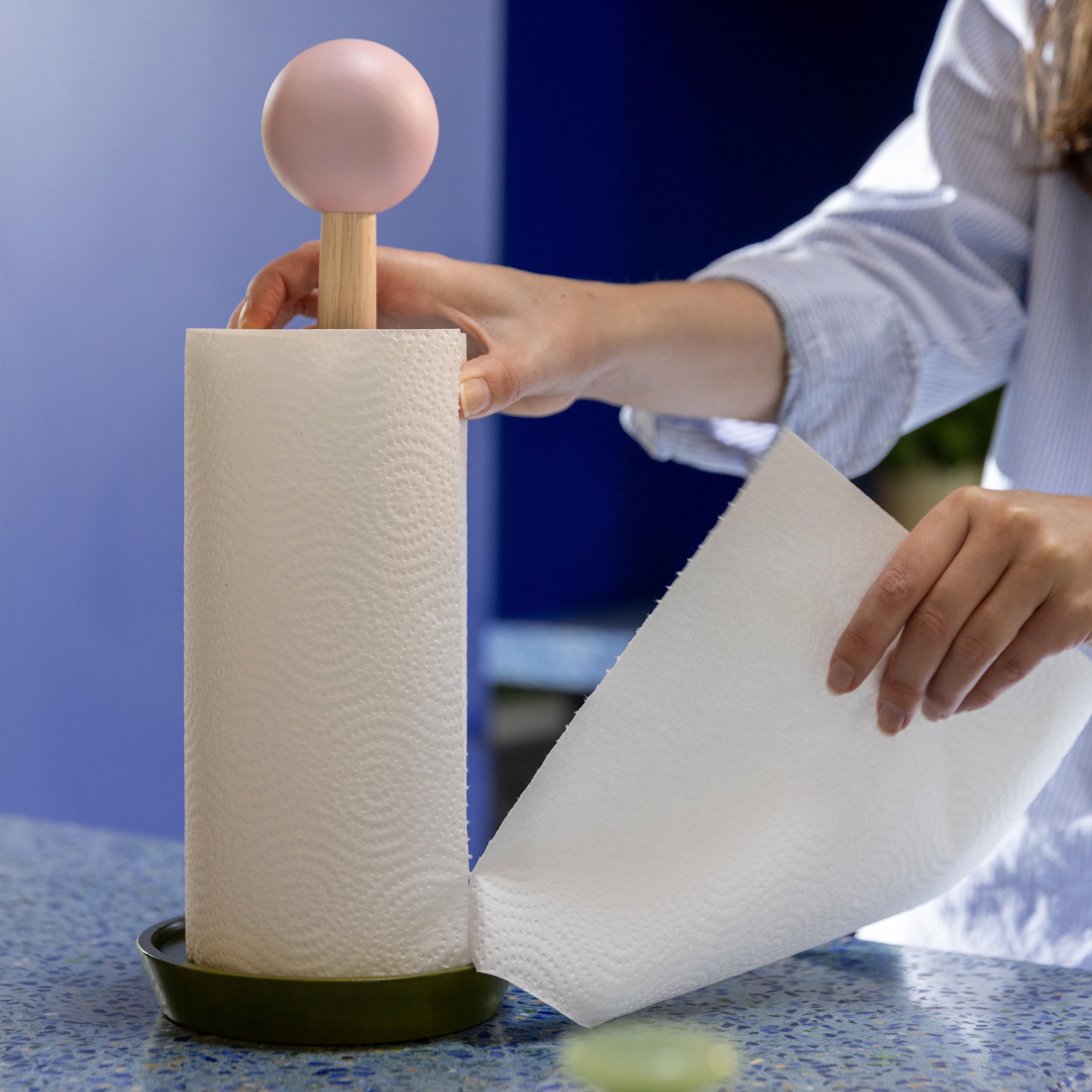 Paper towel holder halma pink